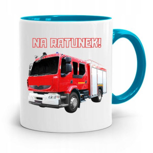 Kubek Błękitny Dla Strażaka Na Ratunek