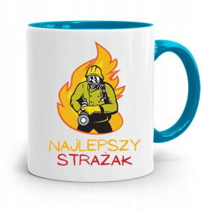 Kubek Błękitny Dla Strażaka Najlepszy Strażak
