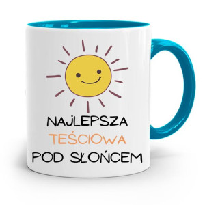 Kubek Błękitny Dla Teściowej Najlepsza Pod Słońcem