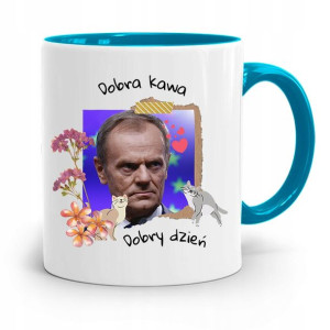 Kubek Błękitny Donald Tusk Po Platforma Prezent