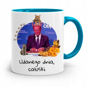 Kubek Błękitny Donald Tusk Po Platforma Prezent