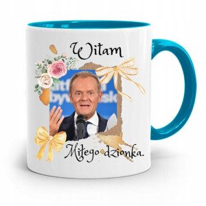 Kubek Błękitny Donald Tusk Po Platforma Prezent