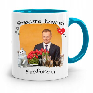 Kubek Błękitny Donald Tusk Po Platforma Prezent