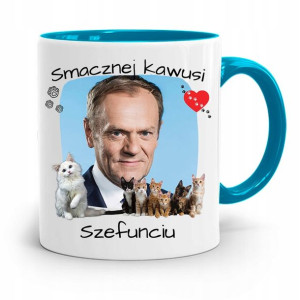 Kubek Błękitny Donald Tusk Po Platforma Prezent