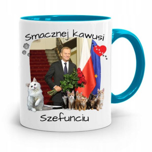 Kubek Błękitny Donald Tusk Po Platforma Prezent