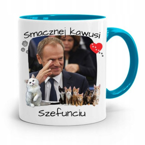Kubek Błękitny Donald Tusk Po Platforma Prezent