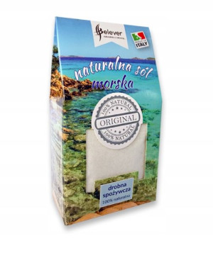 Sól kuchenna morska drobna 100% naturalna ITALIA