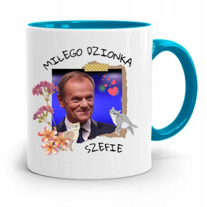 Kubek Błękitny Donald Tusk Po Platforma Prezent