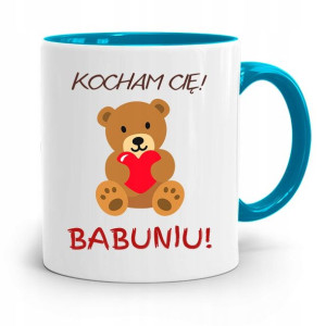 Kubek Błękitny Dzień Babci Kocham Cię Babuniu