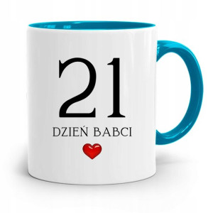 Kubek Błękitny Dzień Babci Najlepszy Prezent