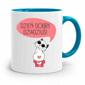 Kubek Błękitny Dzień Dziadka Dzień Dobry Dziadziuś