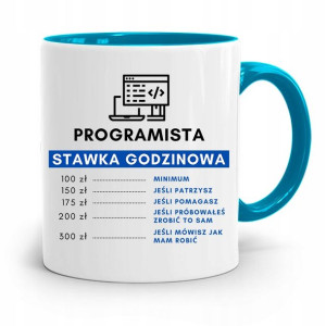 Kubek Błękitny Informatyka Programisty Stawka Za H