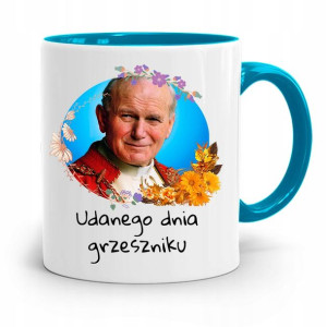 Kubek Błękitny Jan Paweł Ii Papież Grzeszniku