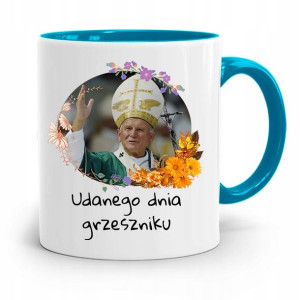 Kubek Błękitny Jan Paweł Ii Papież Grzeszniku
