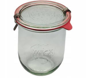 Słoik przetwory WECK 12szt 1062ml 1L wieko zapinki