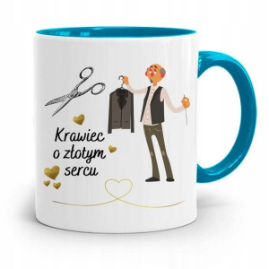 Kubek Błękitny Krawcowej Krawca O Złotym Sercu