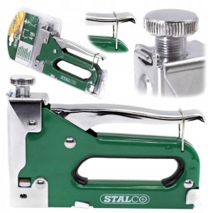 Solidny Zszywacz tapicerski taker 6-14mm Stalco