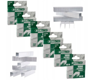SET ZSZYWKI 10 op. STALOWE Zszywacz 14mm 10 000SZT