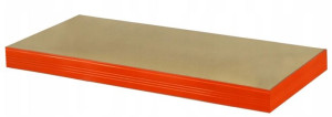 Pomarańczowa półka 120x40 regał metalowy Helios275