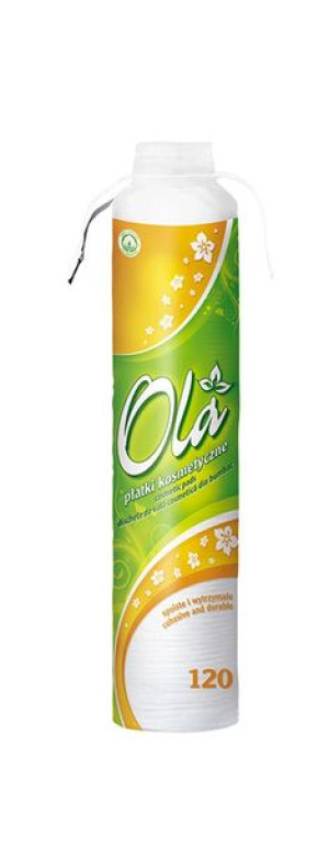 OLA Płatki kosmetyczne Okrągłe 120 szt bawełna