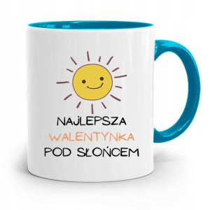 Kubek Błękitny Na Walentynki Najlepsza Pod Słońcem