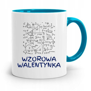 Kubek Błękitny Na Walentynki Wzorowa Walentynka