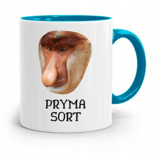 Kubek Błękitny Nosacz Janusz Pryma Sort Prezent