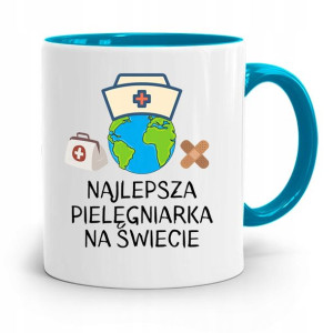 Kubek Błękitny Pielęgniarki Najlepsza Pielęgniarka