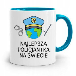Kubek Błękitny Policjanta Najlepsza Policjantka
