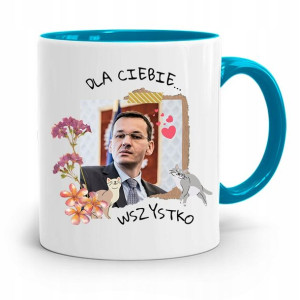 Kubek Błękitny Politycy Premier Mateusz Morawiecki