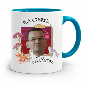 Kubek Błękitny Politycy Premier Mateusz Morawiecki