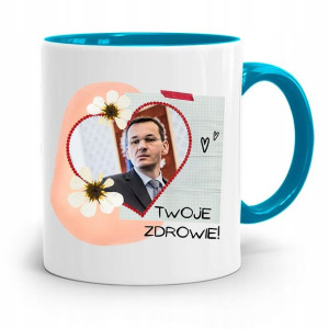 Kubek Błękitny Politycy Premier Mateusz Morawiecki