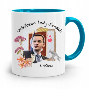 Kubek Błękitny Politycy Premier Mateusz Morawiecki