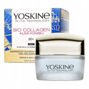 Yoskine Bio Collagen 60+ Krem naprawczy na noc