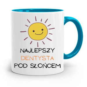 Kubek Błękitny Prezent Dentysty Najlepszy Dentysta