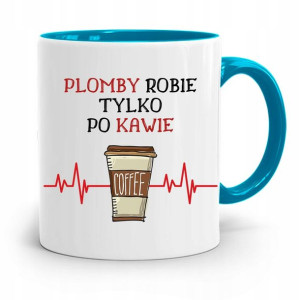 Kubek Błękitny Prezent Dentysty Plomby Po Kawie