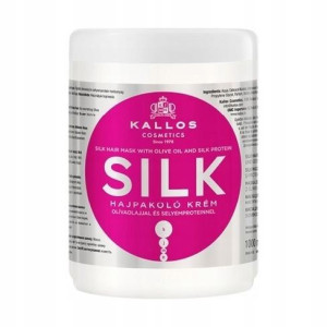 KALLOS KJMN SILK maska do włosów z jedwabiem 1 l