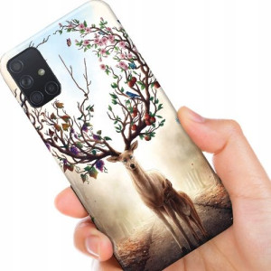 Etui Do Samsung Galaxy M51 + Szkło Wzory Case