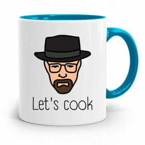 Kubek Błękitny Prezent Dla Kucharza Let's Cook