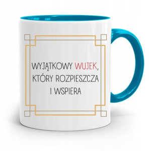 Kubek Błękitny Prezent Dla Wujka Wyjątkowy Wujek