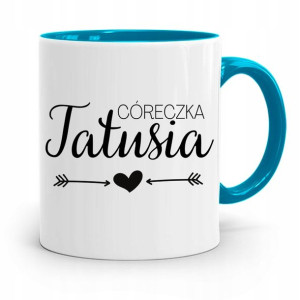 Kubek Błękitny Prezent Dzień Dziecka Córeczka
