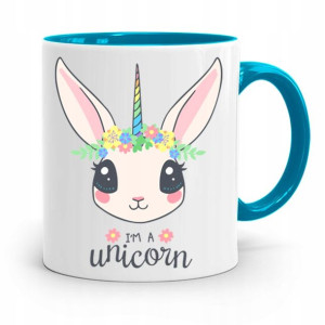 Kubek Błękitny Prezent Dzień Dziecka Im A Unicorn