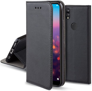 Etui Smart Magnet Do Huawei P20 Lite + Szkło