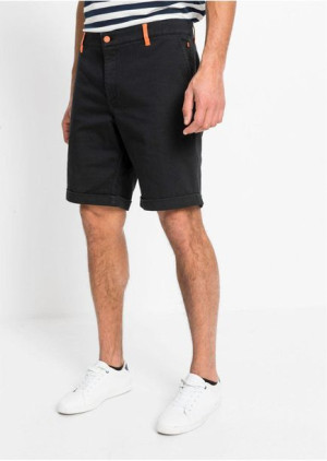 Bonprix Czarne Jeansowe Krótkie Spodenki Bermudy Przed Kolano 64 929058