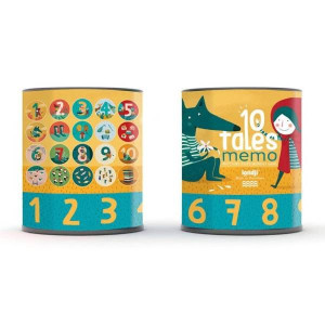 Londji - gra memo memory cyfry, 10 baśniowych opowieści
