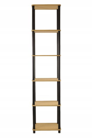 Regał biurowy Dedal-6L 175x40x33 regały półki BL