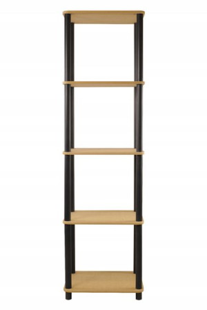 Regał biurowy Dedal-5L 142x40x33 regały półki BL