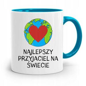 Kubek Błękitny Przyjaciela Najlepszy Na Świecie