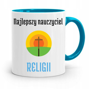 Kubek Błękitny Rezent Dzień Nauczyciela Religi