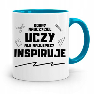 Kubek Błękitny Rezent Na Dzień Nauczyciela